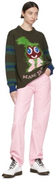 Marc Jacobs Heaven Green Acrylic Sweater