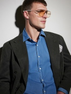 DITA - Flight-Seven Aviator-Style Gold-Tone Titanium Sunglasses