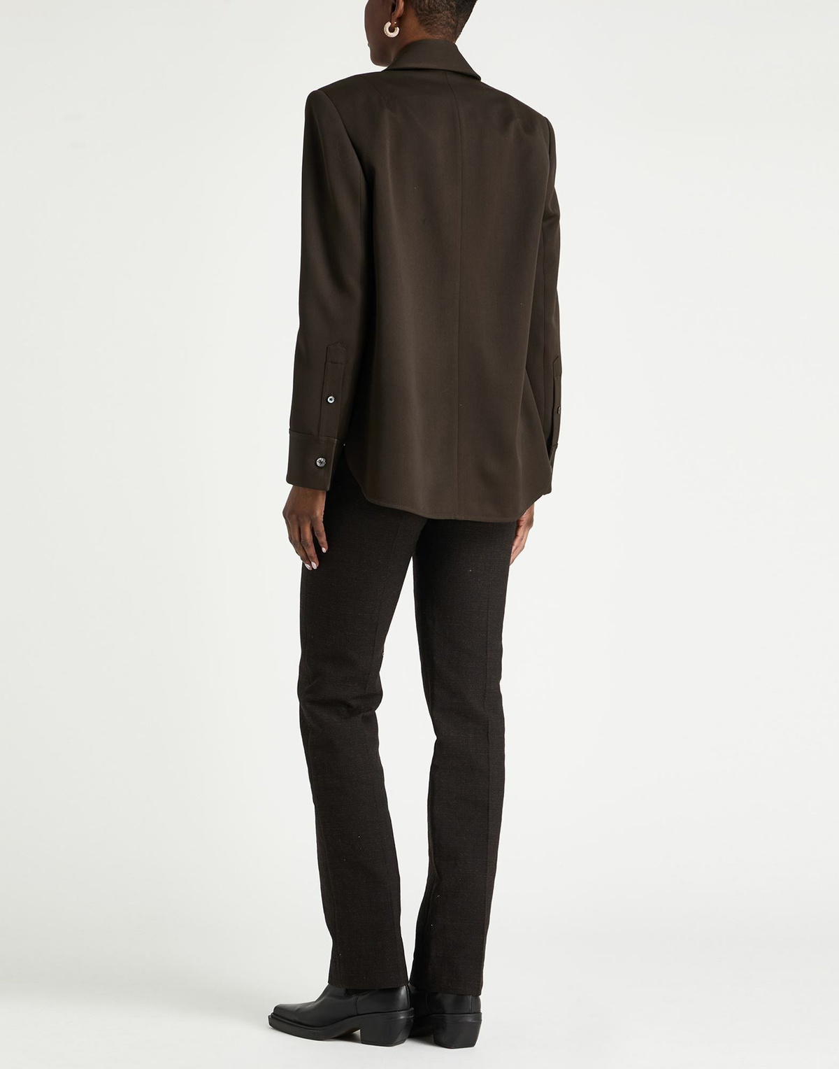 Acne Studios Womens Jacket Dark in Brown