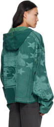 Gerrit Jacob Blue Hooded Denim Jacket