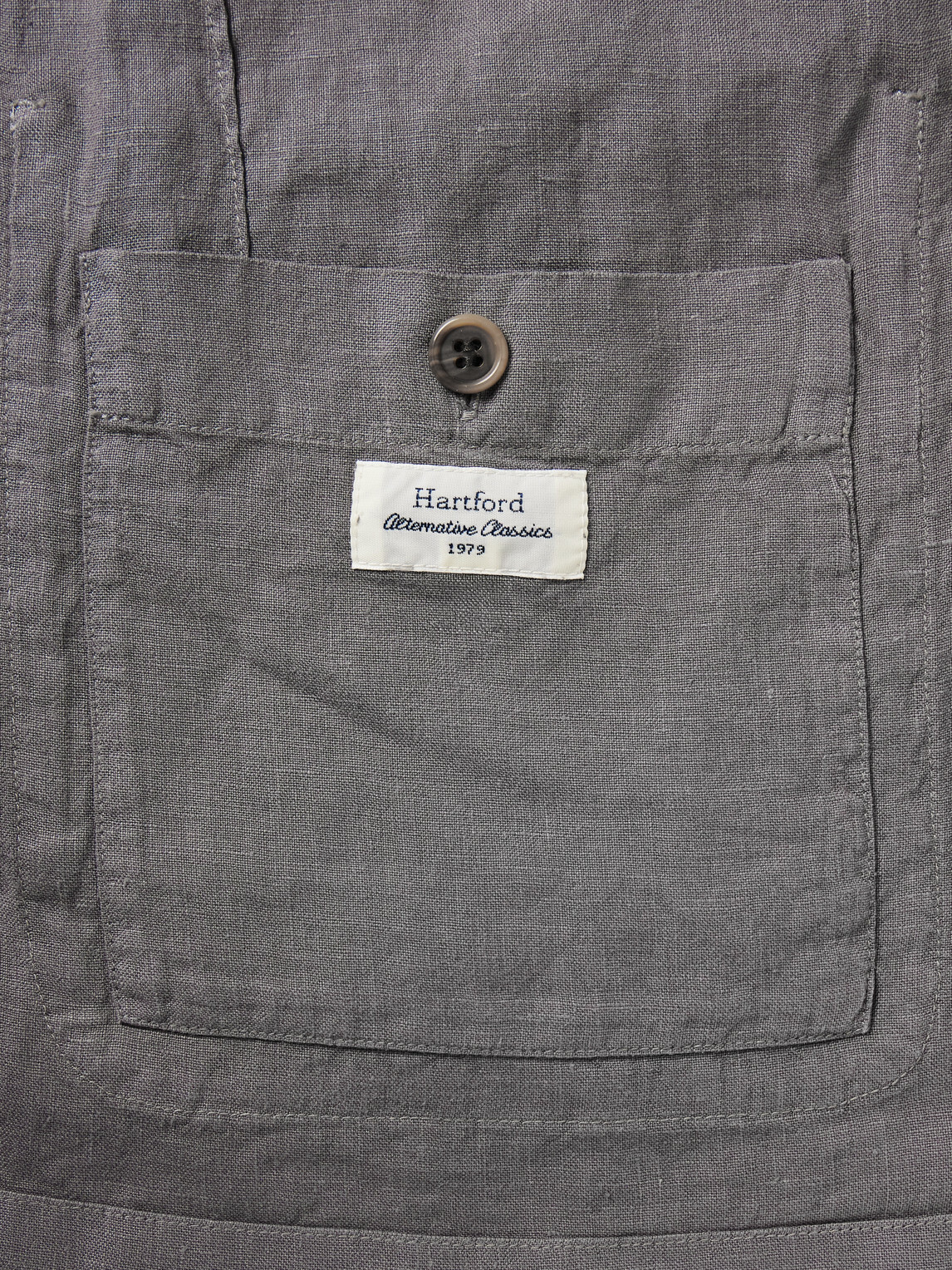 Hartford - Jobby Pat Linen Suit Jacket - Gray