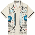 AMIRI Men's Fortune Bowling Shirt in Alabaster