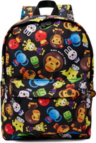 BAPE Black Milo 3D All Print Pattern Medium Backpack