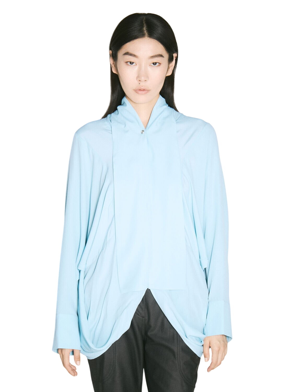 Kiko Kostadinov Purple Calcutta Three-Quarter Sleeve Shirt Kiko