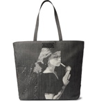 Undercover - Printed Denim Tote Bag - Black