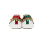 Gucci White Dragon Ace Sneakers