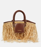 Jacquemus Le Panier Soli Raphia tote bag