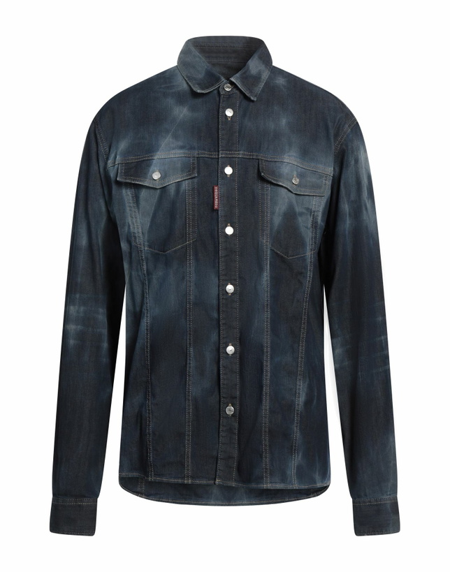 Photo: Dsquared2 Mens Denim shirt in Blue