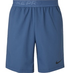 Nike Training - Flex Vent Max 3.0 Slim-Fit Logo-Print Dri-FIT Short - Blue