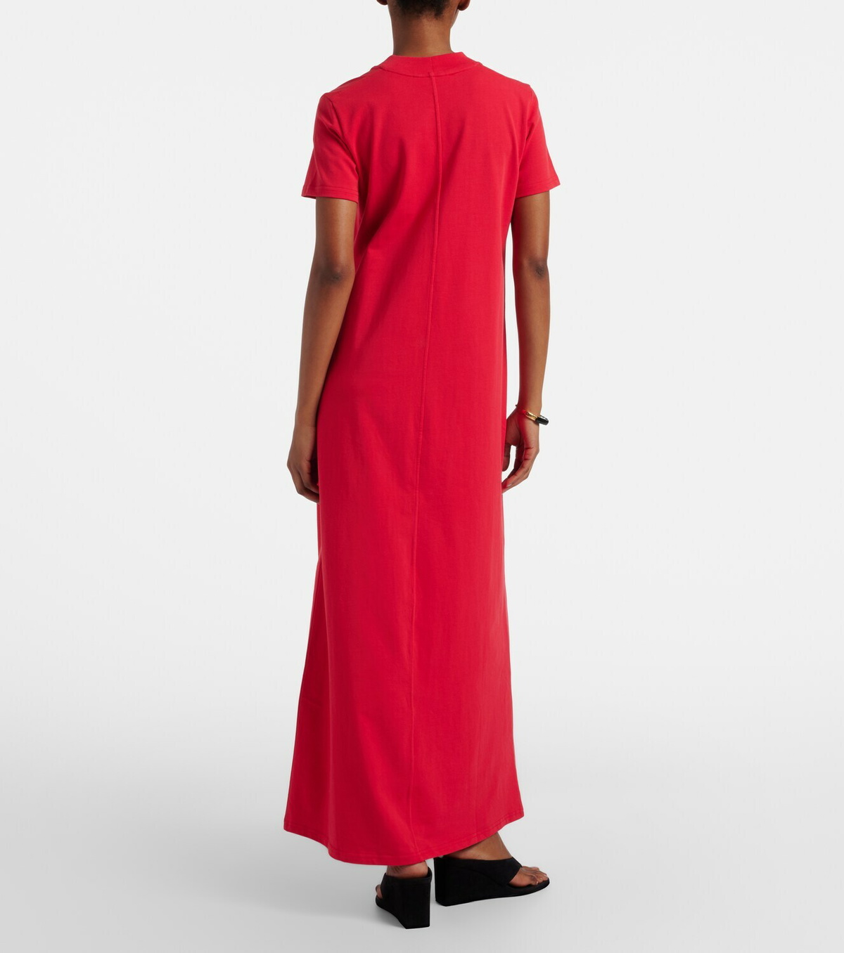 The Frankie Shop Malo cotton jersey maxi dress