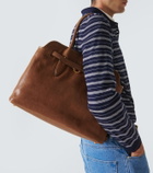 Miu Miu Aventure leather tote bag