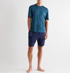 Zimmerli - Cotton and Modal-Blend Jersey T-Shirt - Blue