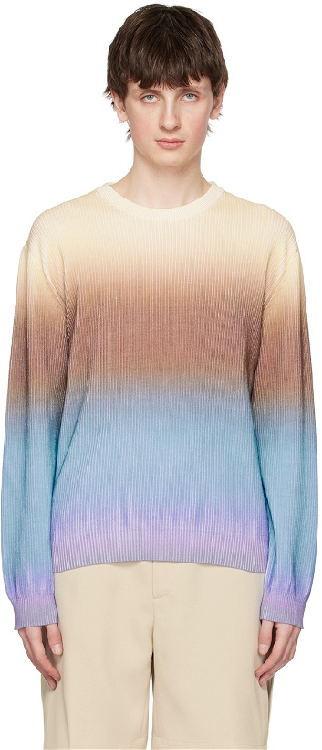Photo: Solid Homme Multicolor Gradient Sweater