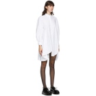 Enfold White Back Gather Tunic Dress