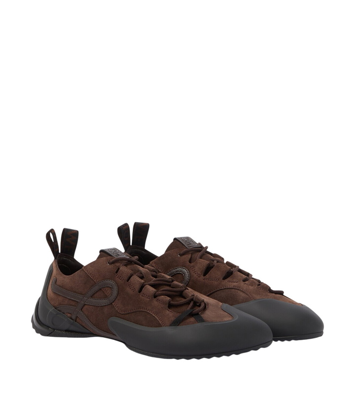 Photo: Loewe Grip Anagram suede sneakers