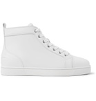 Christian Louboutin - Louis Leather High-Top Sneakers - White