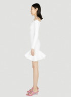 Alexander McQueen Ruffle Flare Dress