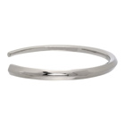 Hugo Silver E-Chopstick Bangle Bracelet