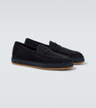 Giorgio Armani Suede penny loafers