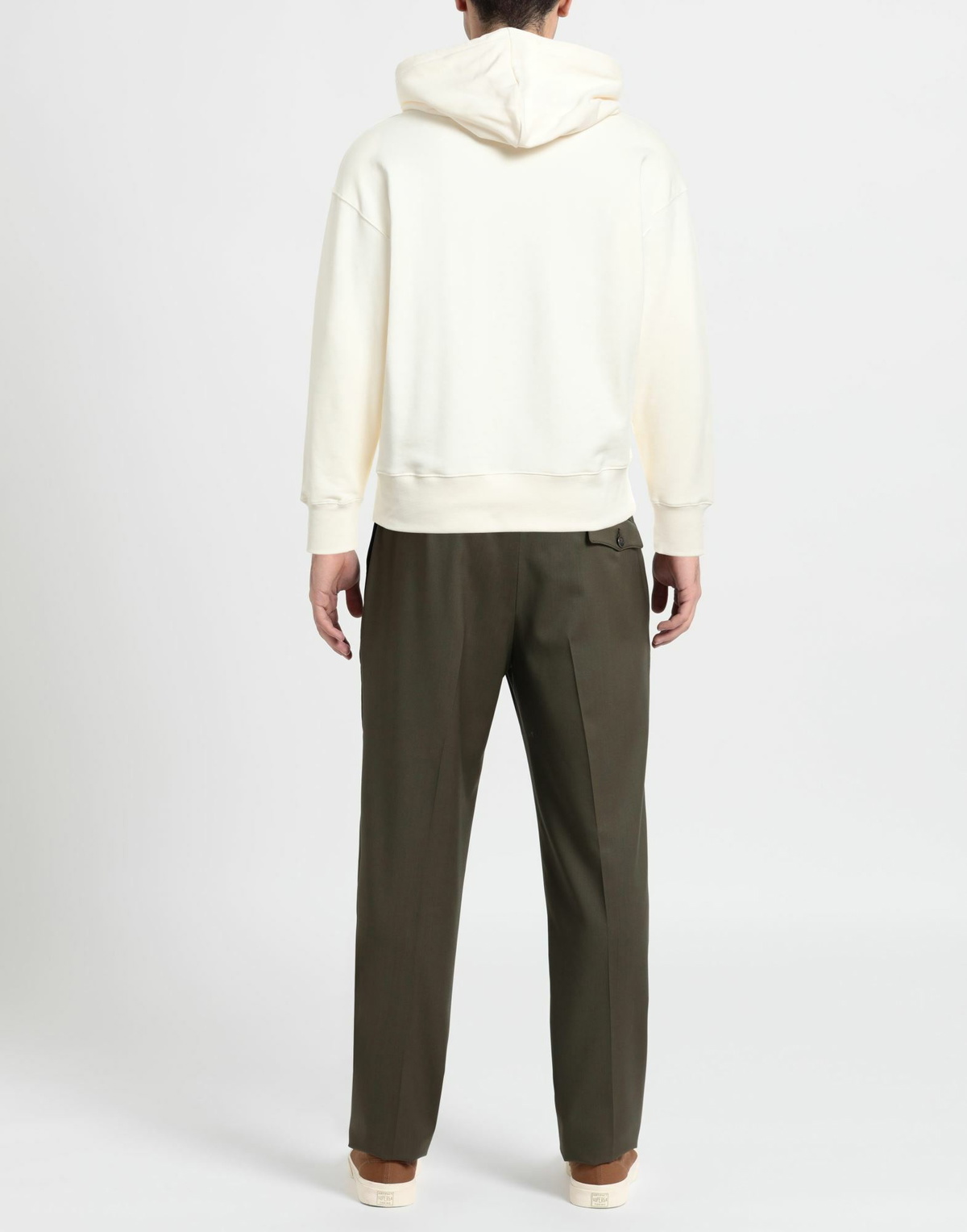 Msgm Mens Sweatshirt Cream