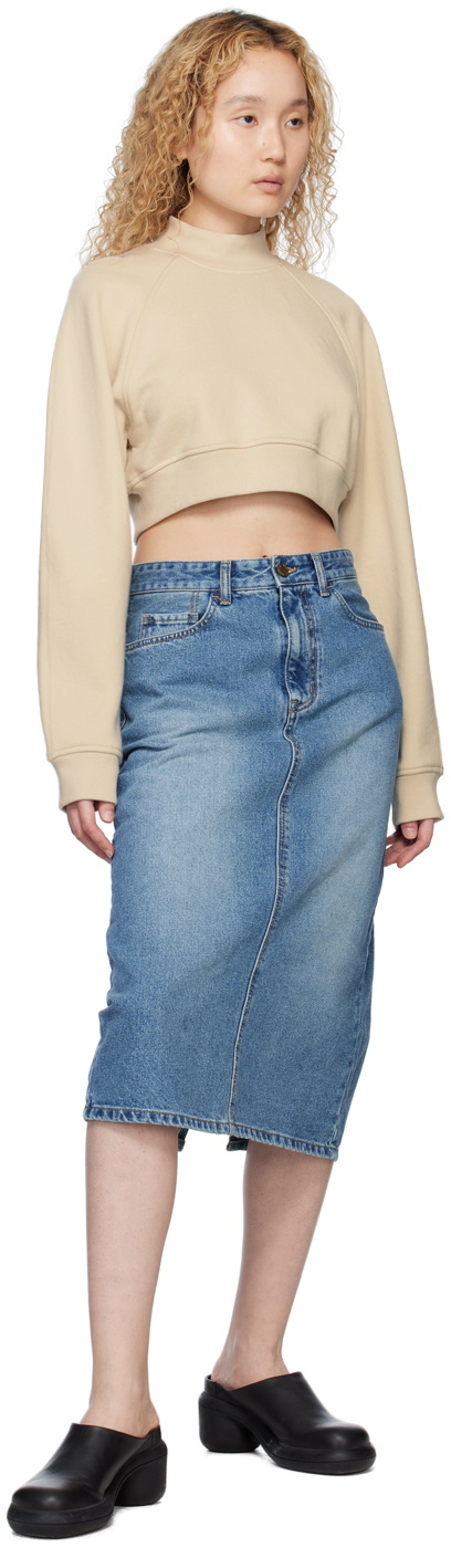 Arch The Beige Crewneck Sweatshirt