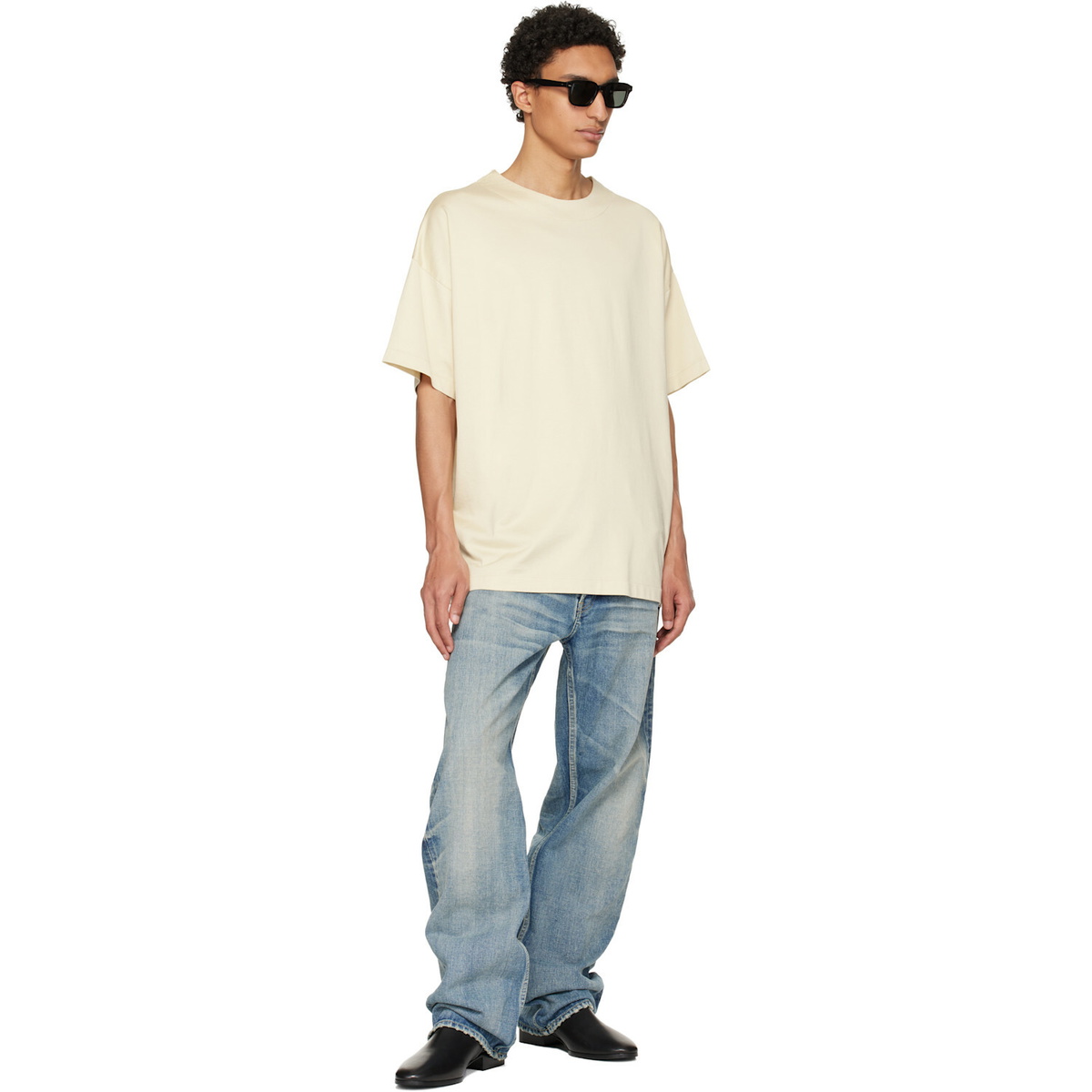 Fear of God Off-White Cotton Rayon T-shirt