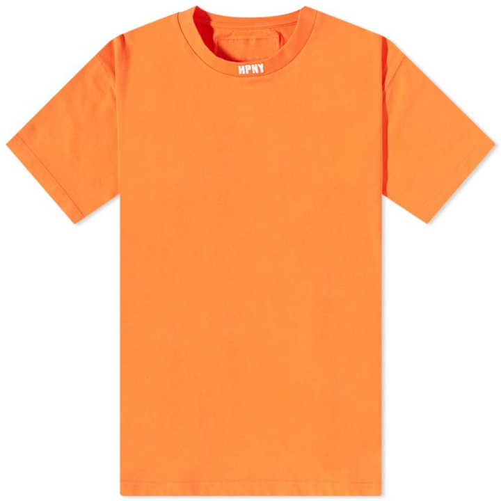 Photo: Heron Preston Men's HPNY Emblem T-Shirt in Orange