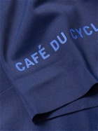 Café du Cycliste - Alice Mesh-Panelled Stretch-Jersey Cycling Bib Shorts - Blue