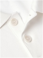 A.P.C. - Antoine Logo-Embroidered Cotton-Piqué Polo Shirt - White