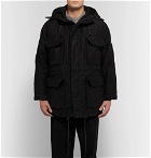 Cav Empt - Canvas Hooded Parka with Detachable Sherpa and Quilted Shell Liner - Men - Black