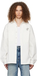 Sky High Farm Workwear White Alastair McKimm Edition Denim Shirt