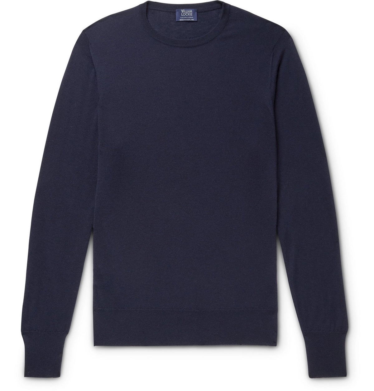 William Lockie - Cashmere Sweater - Blue William Lockie