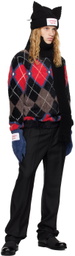 Charles Jeffrey LOVERBOY Multicolor Fluffy Gloves Sweater