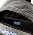 MCQ - Logo-Appliquéd Padded Wool Backpack - Gray