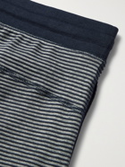Paul Smith - Striped Organic Cotton Drawstring Shorts - Blue