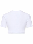 THE FRANKIE SHOP - Nico Cotton Blend Cropped T-shirt