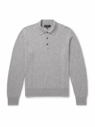 Nili Lotan - Jovan Cashmere Polo Shirt - Gray