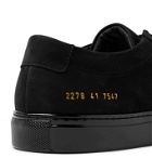 Common Projects - Achilles Lux Nubuck Sneakers - Black