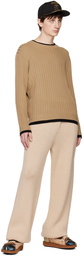 Moschino Brown Layered Sweater