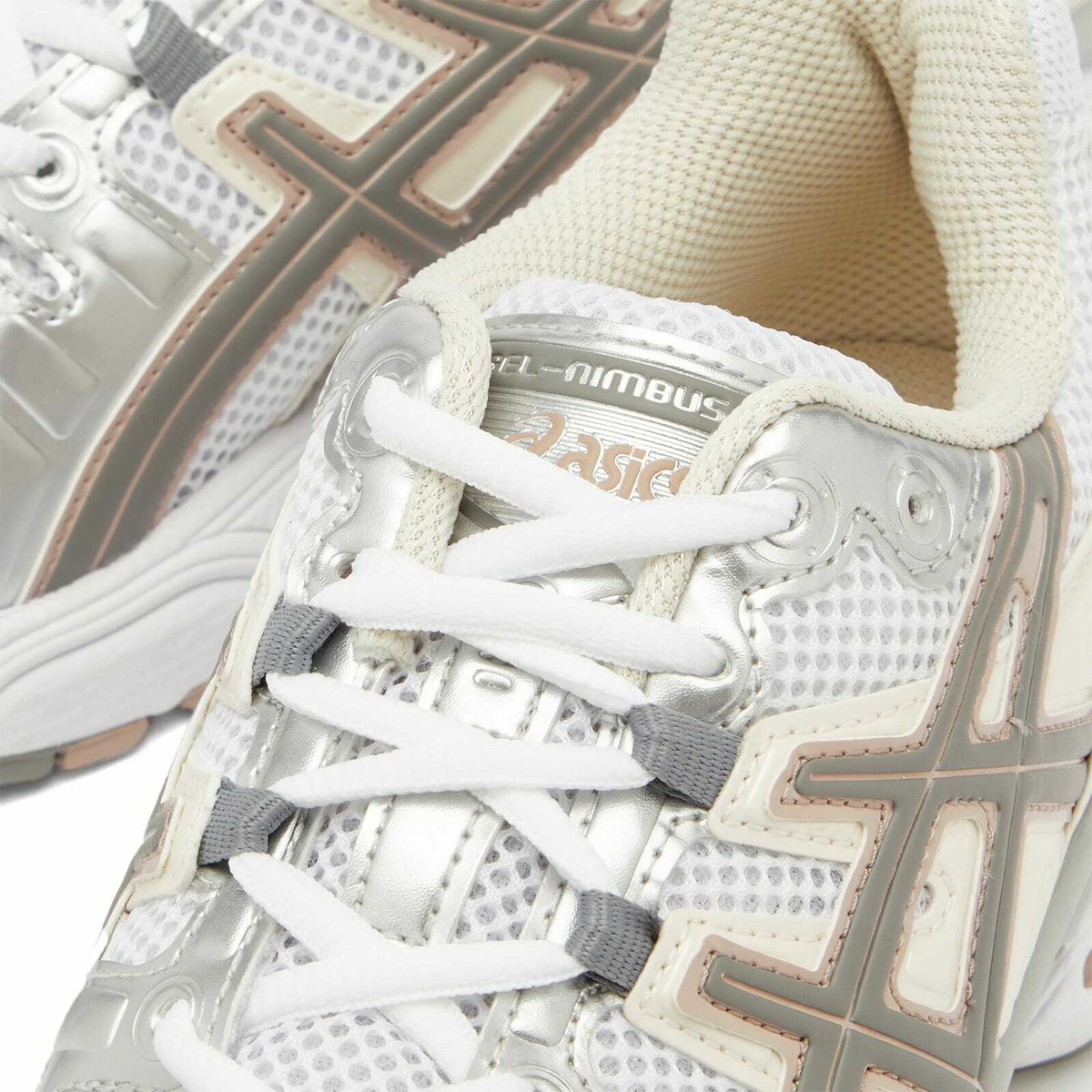人気☆ASICS☆ GEL-NIMBUS 9 WHITE OATMEAL GEL-NIMBUS 9 | Women | White/Oatmeal | Womens SportStyle
