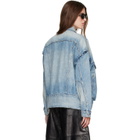 R13 Blue Roxy Moto Denim Jacket