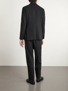 Barena - Double-Breasted Virgin Wool Suit Jacket - Black