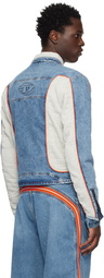 Diesel Blue D-Blink Denim Jacket