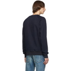 Balmain Blue Denim Sweatshirt