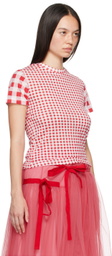 Molly Goddard Red Jessie T-Shirt