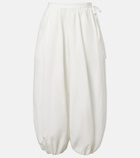 Polo Ralph Lauren Belted cotton and silk balloon pants