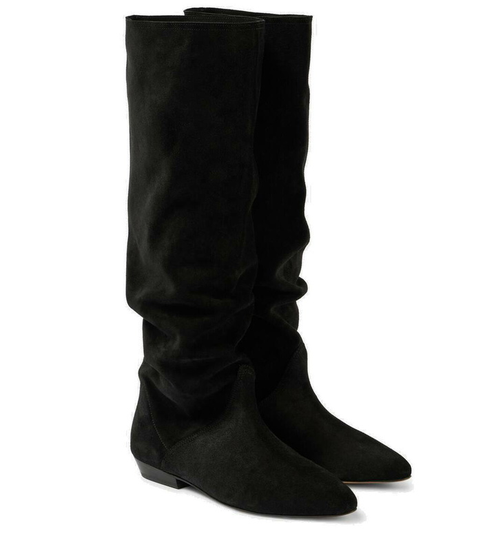 Photo: Isabel Marant Sayla suede knee-high boots