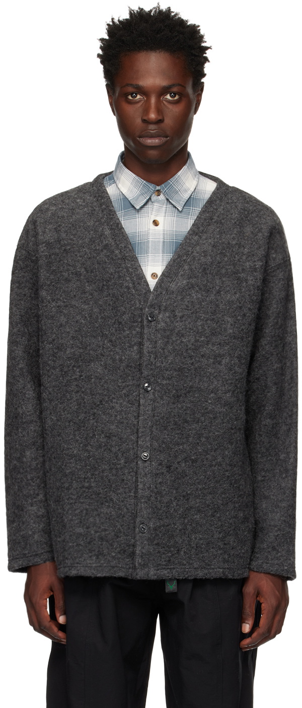 South2 West8 Gray Brushed Cardigan