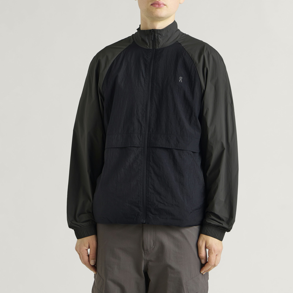 ON Men's All-Day Track Jacket in Black/Espresso