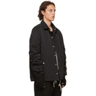 Rick Owens Drkshdw Black Snap Front Jacket